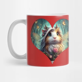 Guinea Pig Fairy Heart Mug